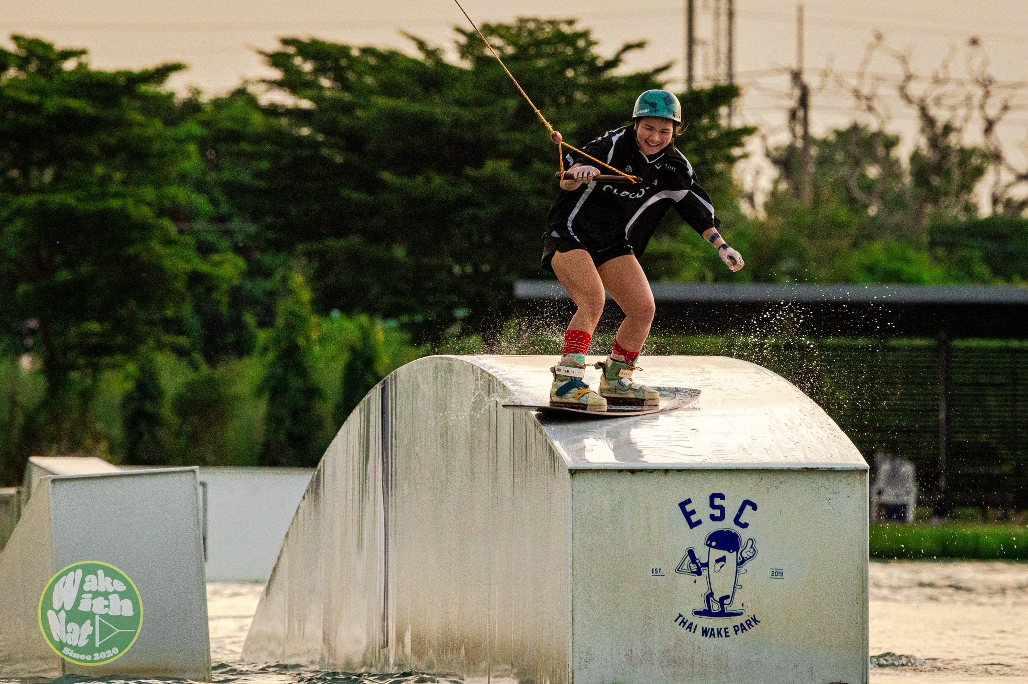 ESC Thai Wake Park atmosphere - where to wakeboard in Thailand