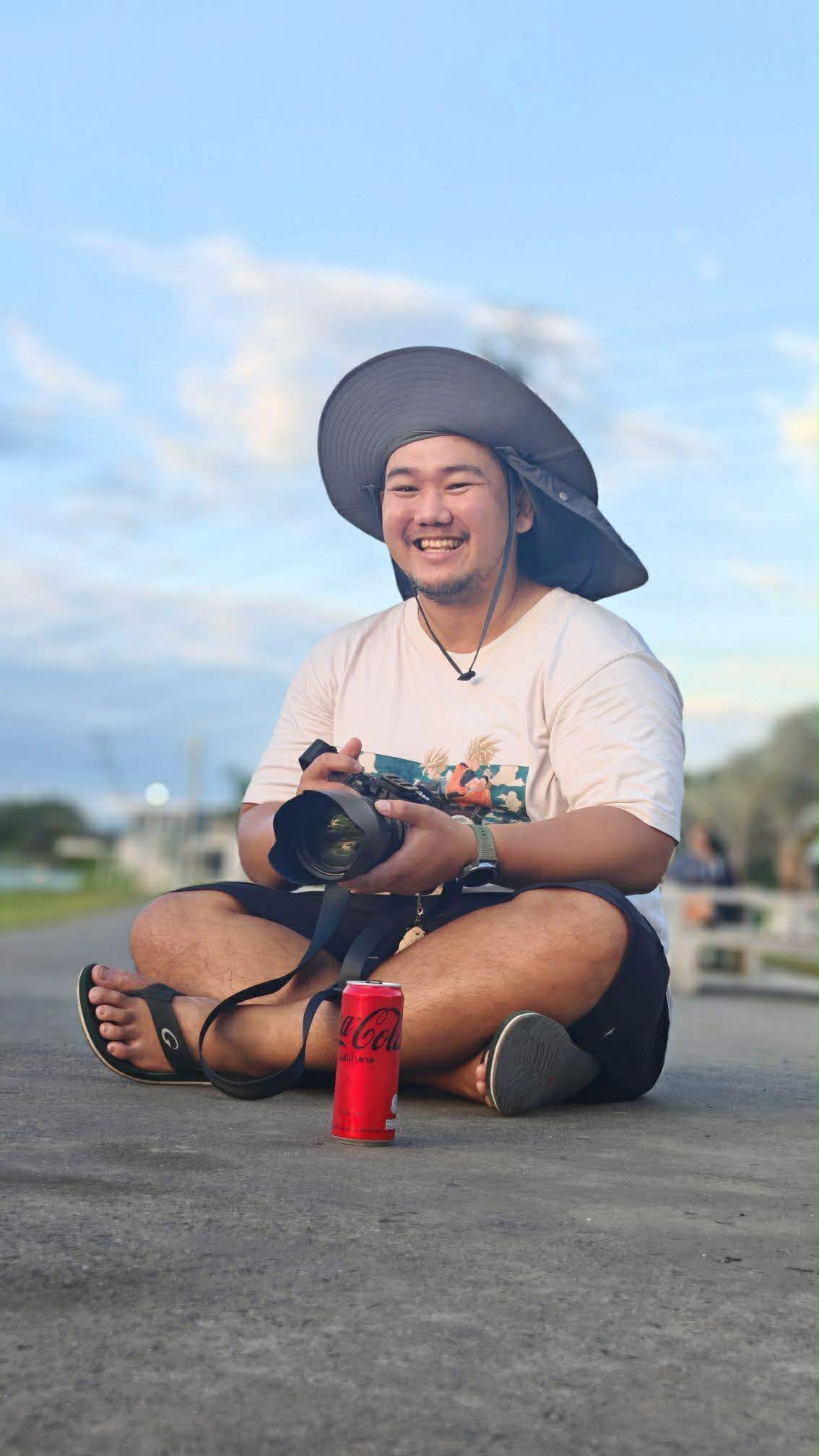 Nat - Wake with Nat photographer at a cable wake park in Thailand