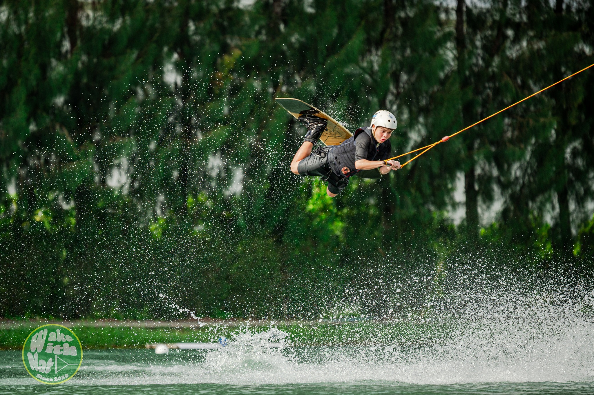 Cable system overview at TWP Lumlukka, one of the best wake parks in Thailand