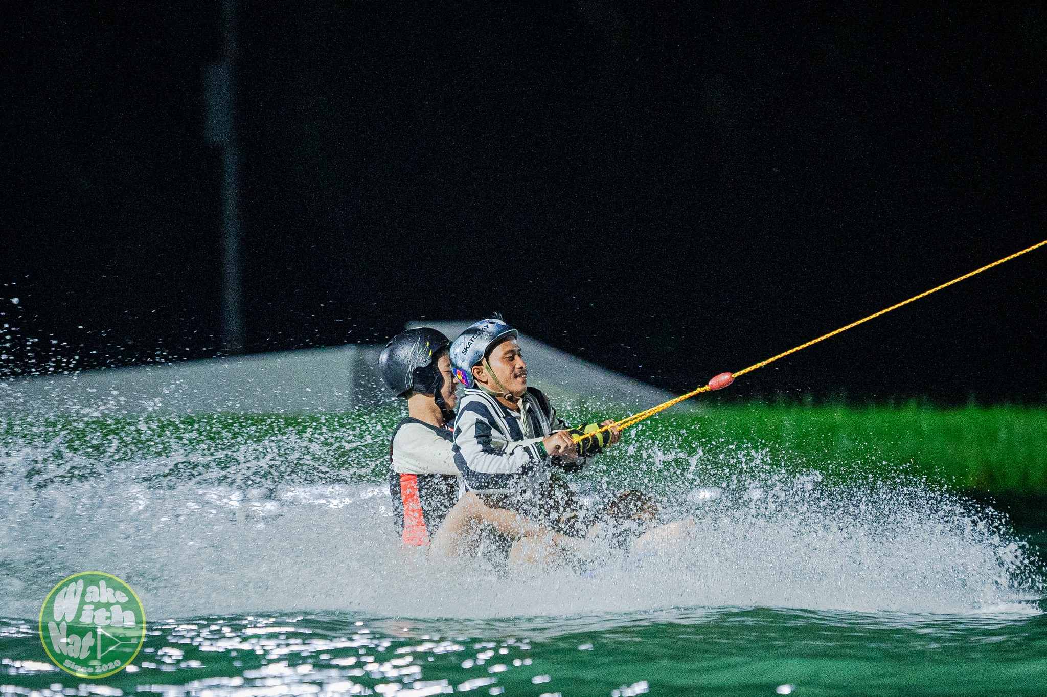 Inverted trick by a competitive rider at TWP Lumlukka near Bangkok Thailand
