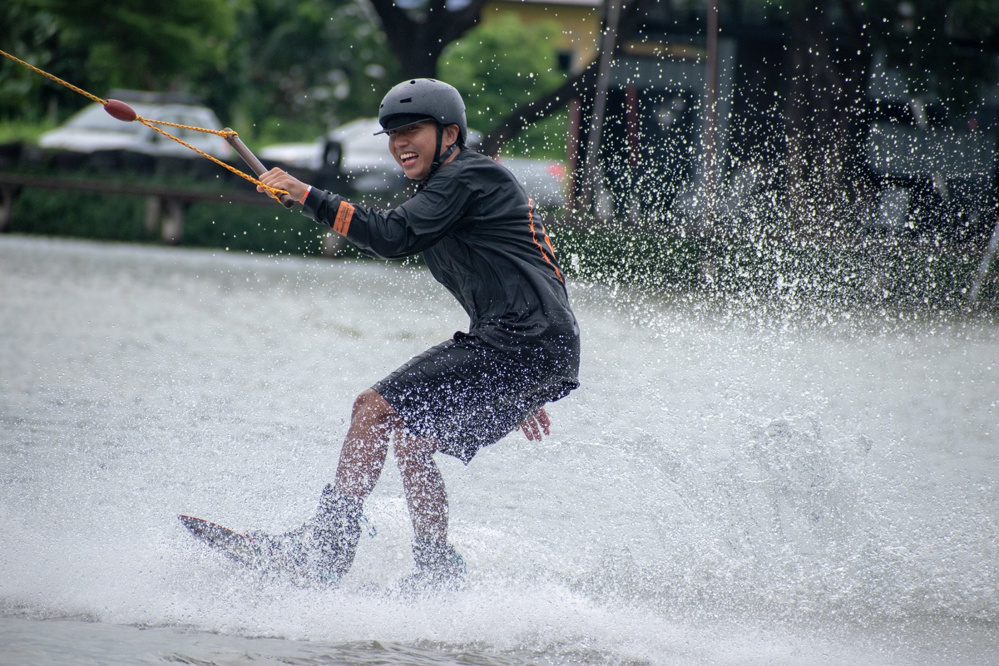 Atmosphere at Zanook Wake Park - where to wakeboard in Thailand
